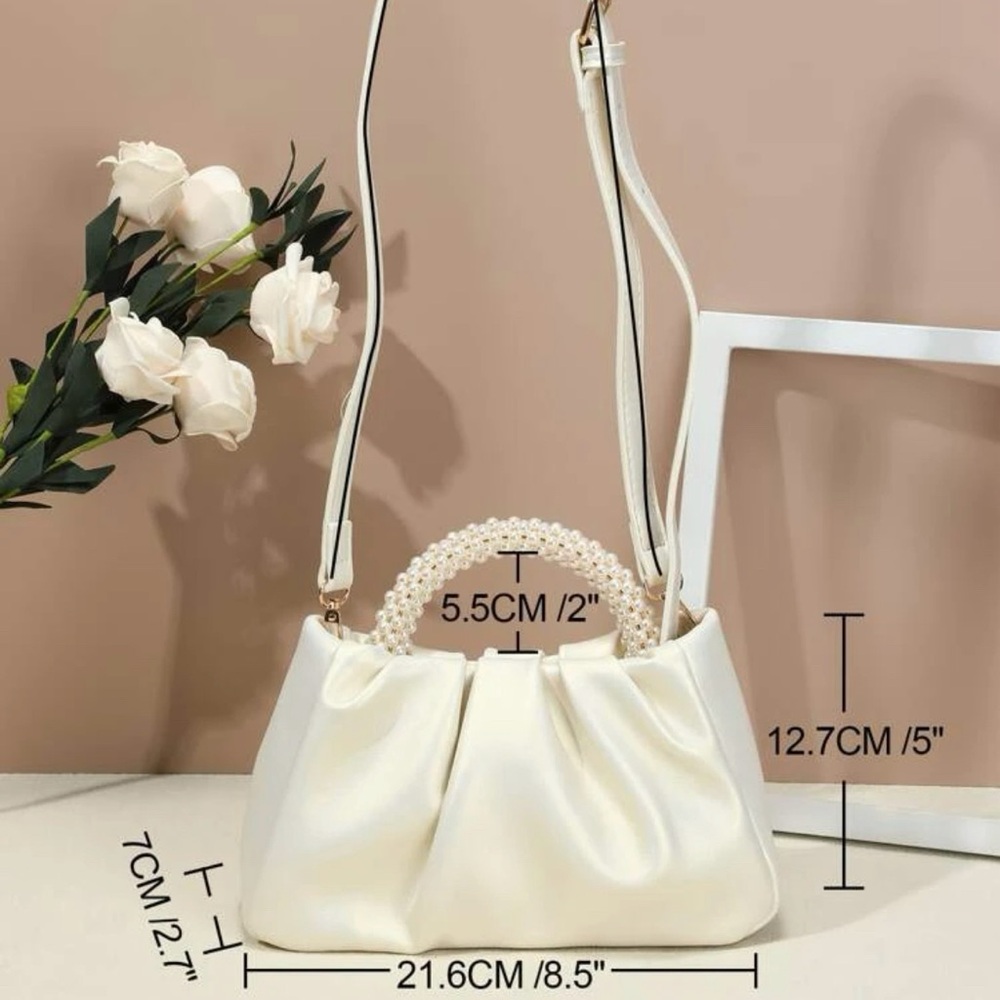 White pearl bag - Picture 9 of 10